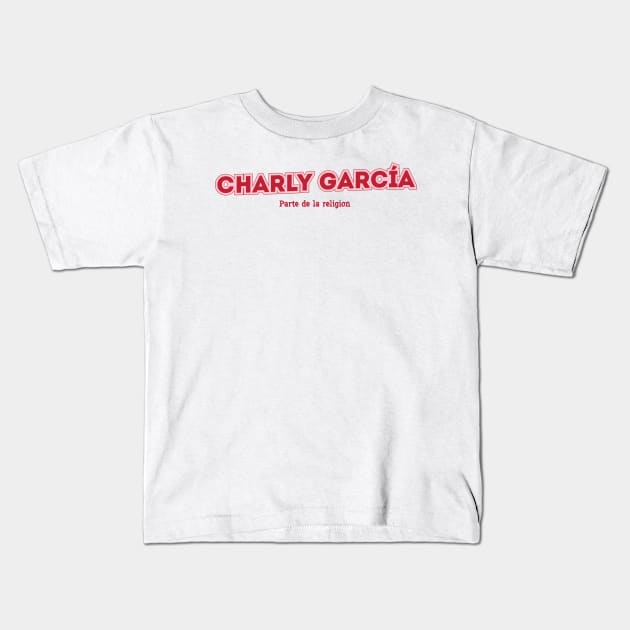 Charly García Kids T-Shirt by PowelCastStudio